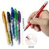 55pcs/Lot Erasable Gel Pen 0.5Mm Refill Rod Magic Erasable Pen Washable Handle Office Writing Tools Stationery