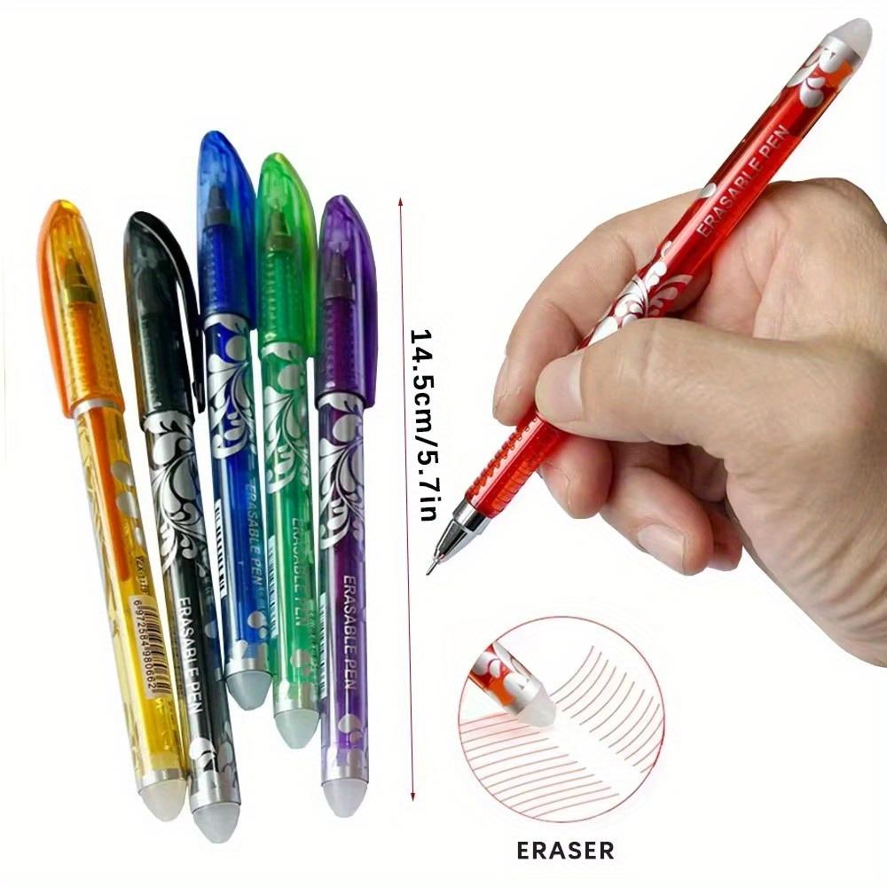 55pcs/Lot Erasable Gel Pen 0.5Mm Refill Rod Magic Erasable Pen Washable Handle Office Writing Tools Stationery