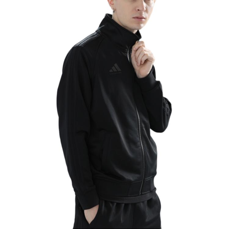 adidas Seria Lifestyle Sportowy Stójka Wygodny Casual Wiatroodporny Ultralekki Oddychający Wszechstronny Zapinana na zamek Długi rękaw Kurtka TR30JT-BB