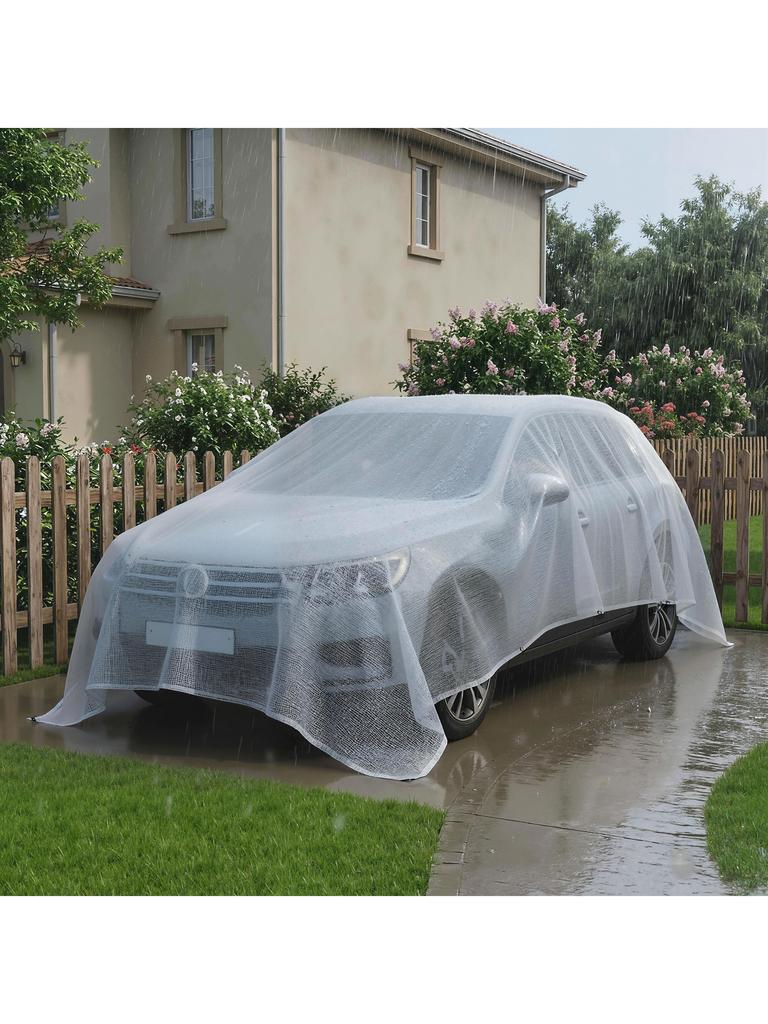 4 x 6m Waterproof Tarpaulin Heavy Duty 140GSM PE Tarp White