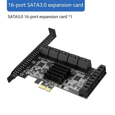 PCI-E Expansion Card SATA3.0 6Gbps Interface Rate Adapter For    Miner Mining