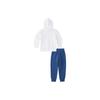 Jordan Kids Matching Sets Flight Letter Logo Hooded Fleece Lined Hoodies & Sweatshirts With Elastic Cuff Pants HF7118-491