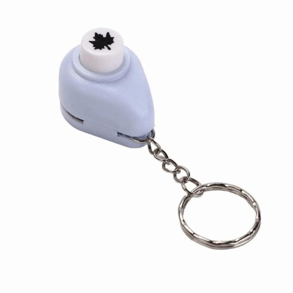 Mini Stamp Cutter with Keychain Embossing Machine DIY Tools Stamp Hole Puncher Card Making
