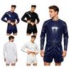 S-3XL Men Waterproof Sauna Sweat Suit Long Sleeve Jumpsuit Buttons On Shoulders Waist Crotch Detachable Boxer Shorts Bodysuit for Swimwear