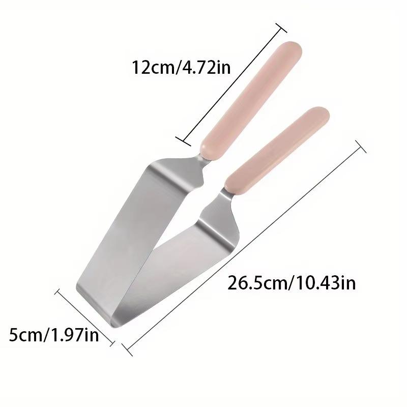 Triangular Stainless Steel Cake Slicer Dessert Shop Cutter Fudge Dessert Slicing Processing Easy To Clean Birthday Kitchen Tools