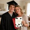 2026 Graduation Card Black Graduation Hat- Inspirational Message For High School & College Graduates, 1 Pack Graduation Gift