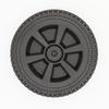 170/177mm Grill Wheels BBQ Grill Wheel Barbecue Grills Accessories