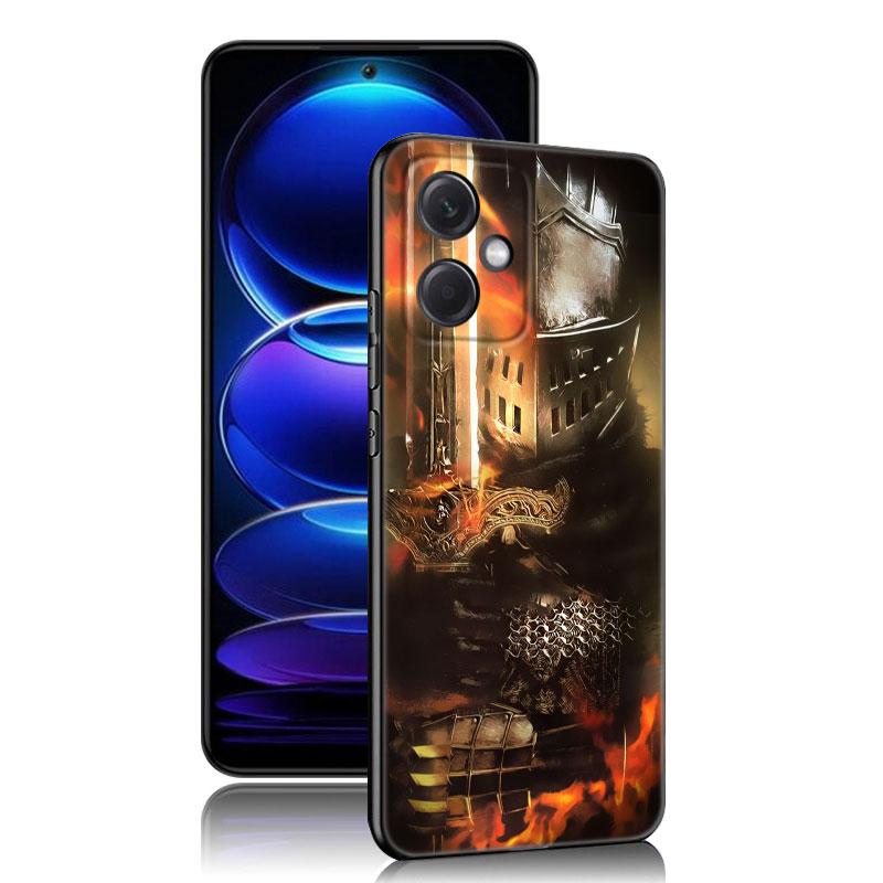 Game Dark Souls Black Silicone Phone Case For Xiaomi Redmi Note 10 11 11S 12 13 4G 8 9 11T Pro 5G Plus 8T 9S 10S 12S
