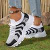 Plus Size Breathable Mesh Women's Stylish Sports Shoes, Casual Colorblock Low-top Platform Sneakers, Lightweight Comfortable Outdoor Shoes