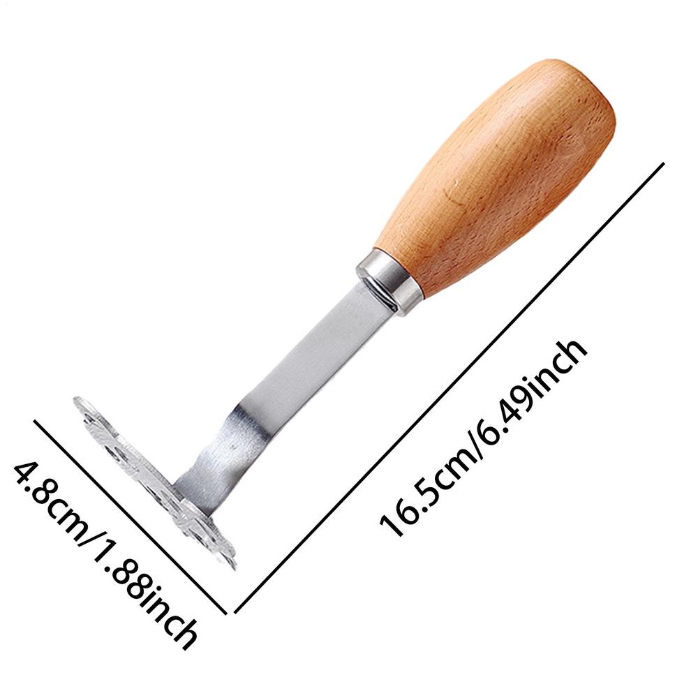 Potato Smasher Wooden Handle Food-Grade Stainless Steel Bean Smasher Food Masher Tool for Fruit Avocado Vegetable Salad Meat
