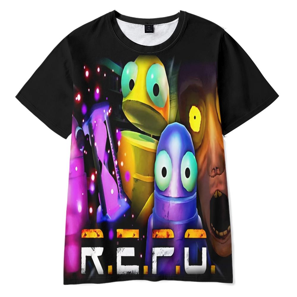 Damen Herren Freizeit T-Shirt REPO Print T-Shirt Sommer Frau Mann Kleidung Mode R.E.P.O T-Shirts