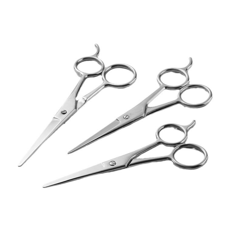 Stainless Steel Beard Clipper Beard Scissors Nose Hair Scissors Makeup Scissors Household Hair Embroidery Hair Clippers