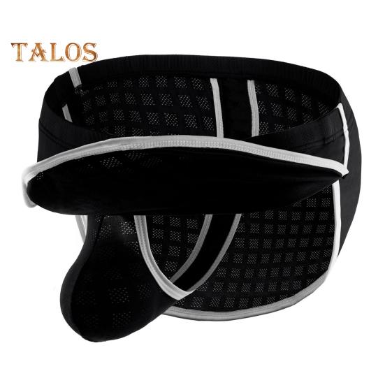 Men Thong Sexy Low-Rise Elastic Waistband Slim Fit Briefs Solid Color Breathable Mesh Panties Daily Wear