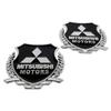 Car Styling Metal Emblem Badge for Mitsubishi RALLIART ASX Lancer L200 Pajero Outlander Eclipse Galant Sticker Window Decortion QQ7