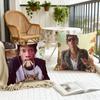 Rapper W-Wiz Khalifa Hip Hop Cushion Cover Home Office Birthday Anniversary Gifts Soft Skin Friendly Cushion Cover