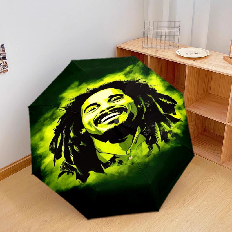 1 PC Automatic Folding Umbrella - Cartoon Pattern, Portable & Foldable Design with 13 Ribs, Christmas Birthday Gifts