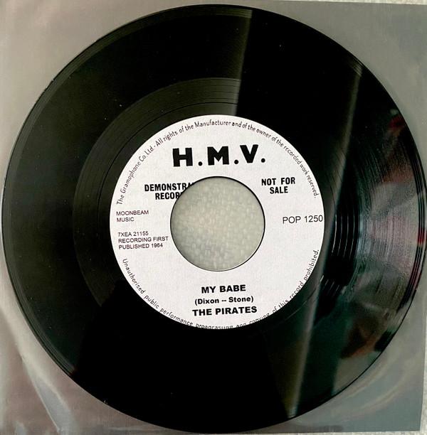 

7inch Record PIRATES My Babe Castin My Spell POP1250PROMO HIS MASTERS VO Unknown Rock Used