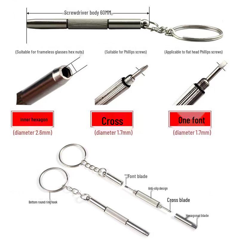 Jiuli Precision Screwdriver Set for Watches and Glasses