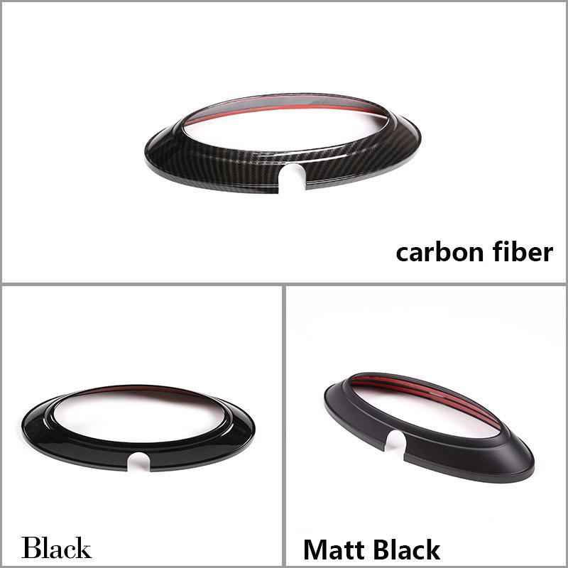 För Ford Ranger Wildtrak 2015- ABS Kolfiber/Svart Bilbaklucka Dekorativ Klistermärke Biltillbehör