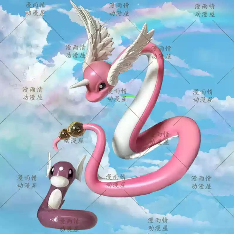 PokéMon Anime Figure Dragonair Action Figure Purple Anime Peripheral Samuel•Oak Kawaii Desk Decor Toy Collect Model Gift