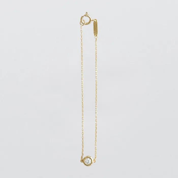 Classic Bezel Bracelet - Gold (silver925)
