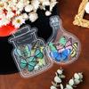 Dried Flower Transparent Stickers: Handmade Bookmarks & DIY Material Pack with Leaves & Flowers