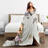 Toca Boca World Strickdecke Fleece Cartoon Spiele Super Weiche Überwurfdecken für Zuhause Couch Bett Teppich