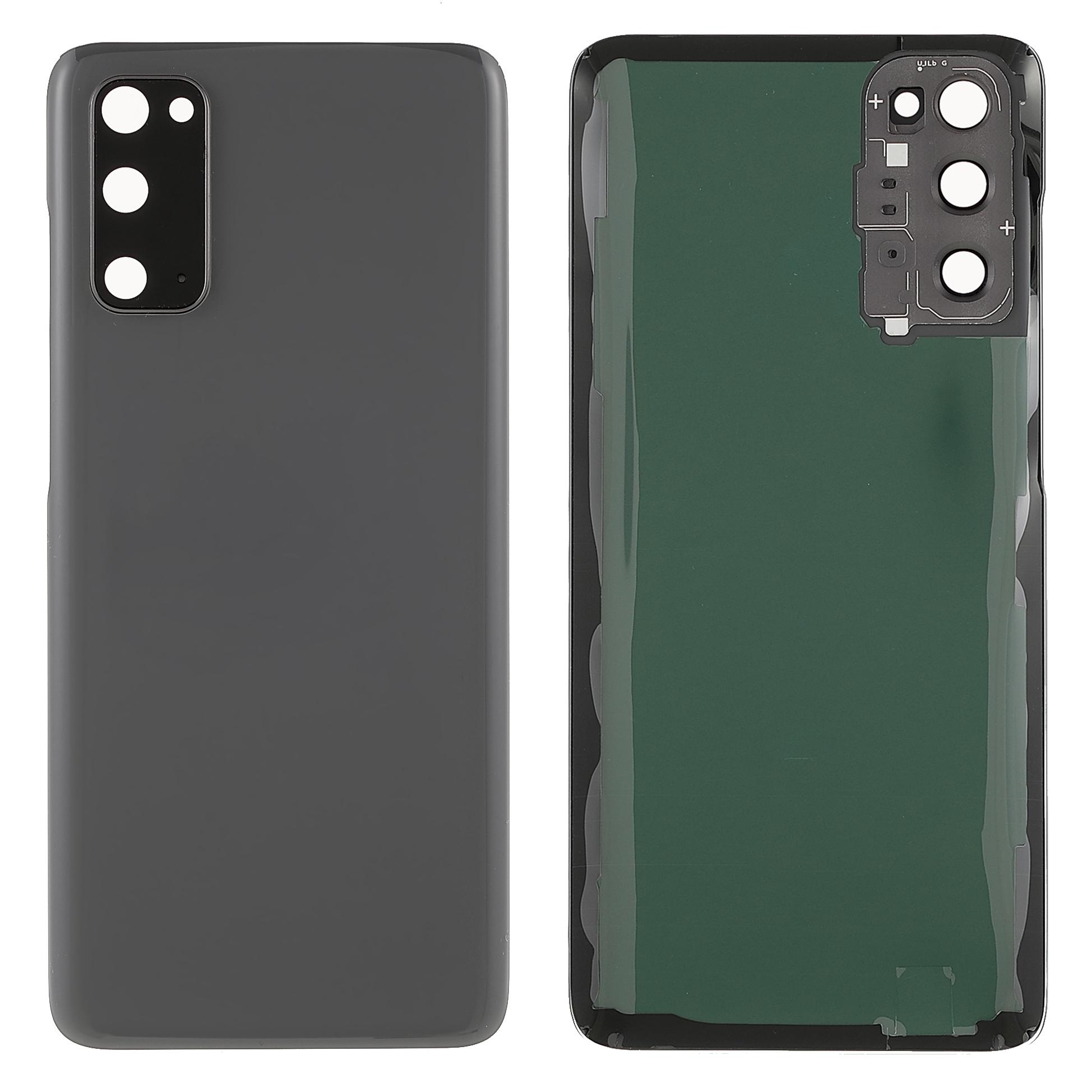 

Для Samsung Galaxy S20 Задня кришка акумуляторного відсіку з кришкою об єктива кільця камери (без логотипу) Grey