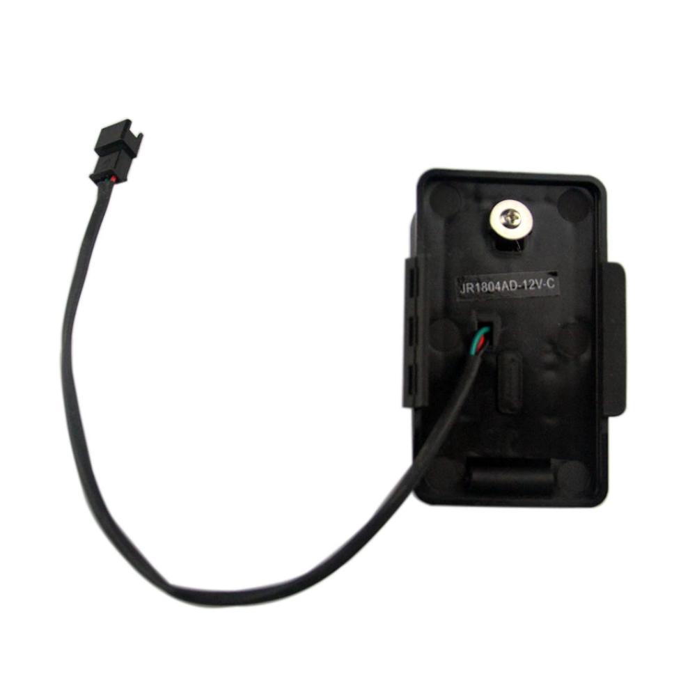 Electric Foot Switch Black white Socket Car JR1804AD-12V-C Principle Electric Foot Switch For Children Plastic