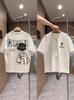 100% Cotton Boys' Fun Anime Short-Sleeved Summer T-Shirt - Loose Fit for Medium and Large Children