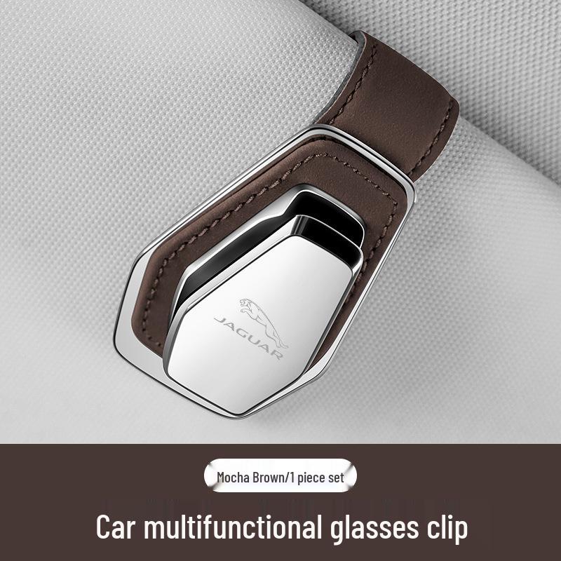 Jaguar XFL/E-PACE/XF/XEL/XJL Sunglasses Holder for Car Sun Visor