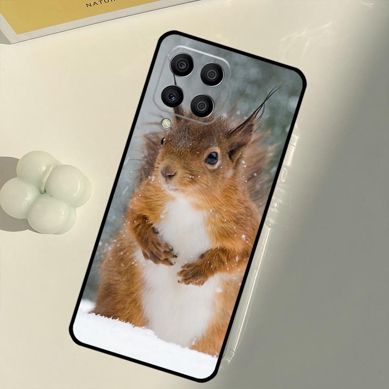 Cartoon Animal Squirrel For Samsung Galaxy M16 M06 M12 M55 M15 M35 M14 M34 M54 M11 M21 M31 M13 M33 M53 M32 M52 Case