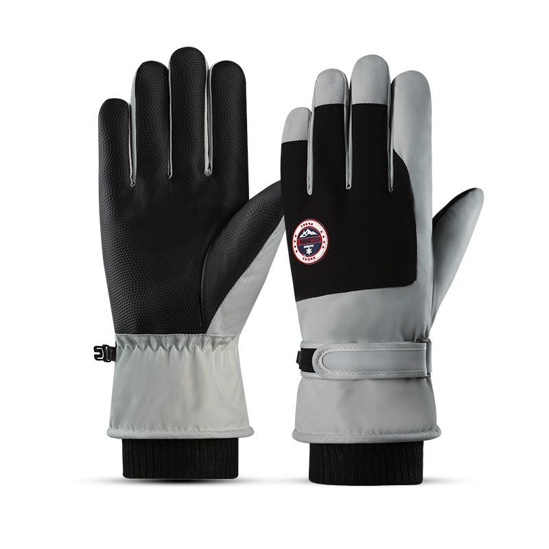 Winter Skihandschuhe mit Touchscreen-Fleece und verdickter Wärme Outdoor Radfahren und Bergsteigen Paarhandschuhe Warme Handschuhe