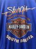 [USED] Vintage Harley-Davidson Eagle T-shirt, blue.