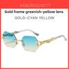 Leopard Motif Geometric Sunglasses With Uv400 Protection For Outdoor Fashion And Travel