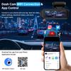 UHD 4K 3840*2160P Dash Cam ADAS WiFi GPS Front 4K Rear 2.5K DVR Video Recorder 24H Night Vision Dash Cam Car Camera Black Box