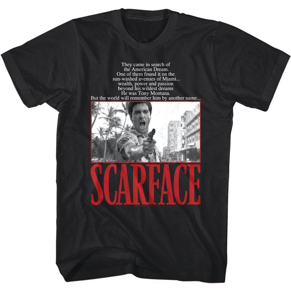 Scarface American Dream Quote Men T Shirt XXXXL