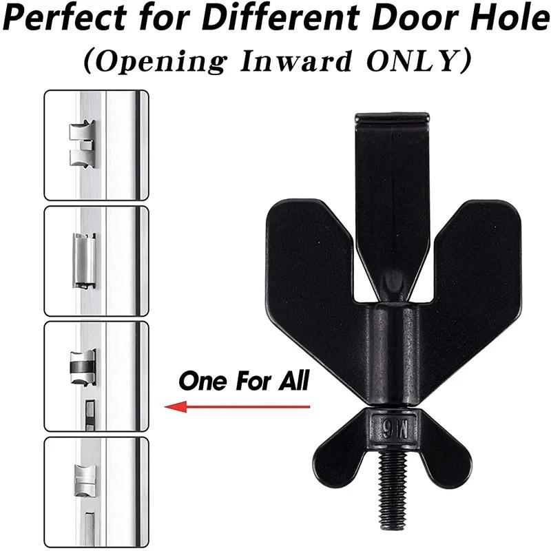 Portable Door Lock – Travel Hotel Anti-Theft Door Lock, Privacy Door Lock for All Types of Doors, Household Anti-Theft Door Stop