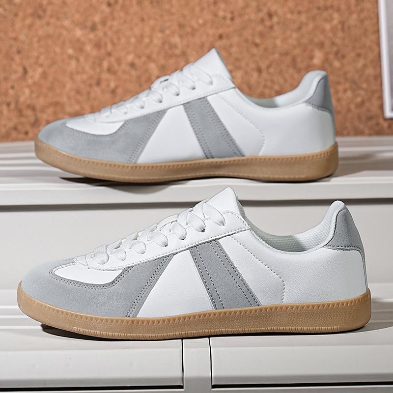 Women's Sneakers 2025 Leather Ladies Vintage Training Shoes Spring Flat Shoes Men Casual Lightweiht Soft Soled Skateboard Shoe