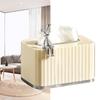 Tissue Box Holder Large Opening Auto Lifting Spring Home Tissue Dispenser for Bathroom Vanity Countertop