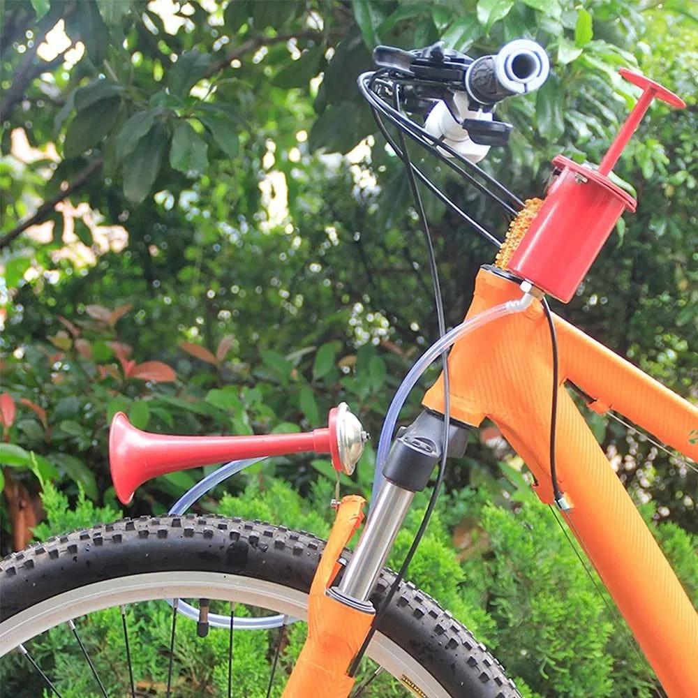 Creativity Metal Air Horns Loud Sounds Easy Installation Bike Horn Classic Multipurpose Bicycle Horn For Any Vehicles
