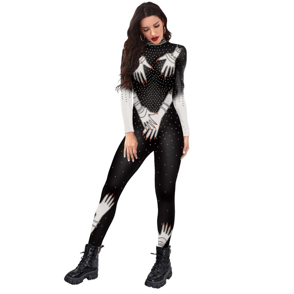 Streetwear Leggings With 3d Digital Print For Dance Performance And Party Fun