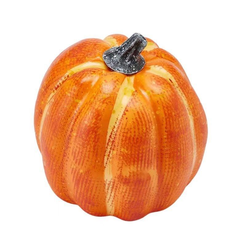 7pieces Halloween Artificial Pumpkin Thanksgiving Decorative Pumpkins Halloween Carnivals Foam Pumpkin Decors Kids Gift