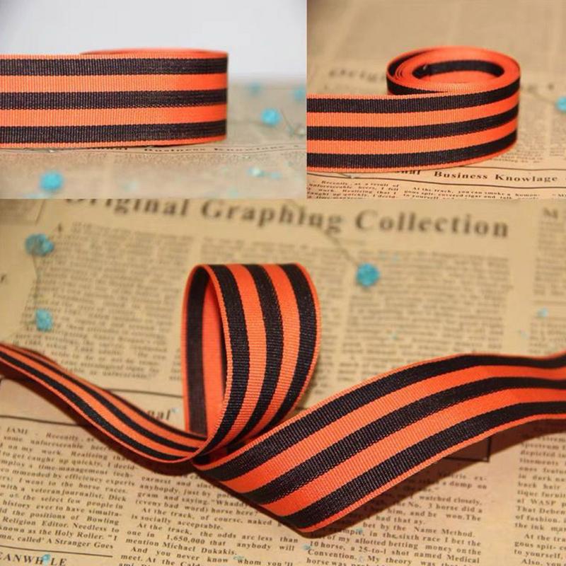 1 Meters Soviet Union Russia Soviet George Ribbon Ribbon Of St George Russian Badges MedalPins Badges