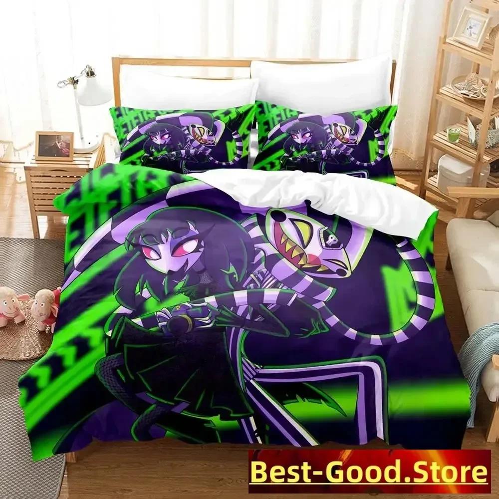 Game Lona Bos Beding Set Carton Anime Thre-piece Set Adult People Kid Bedrom with Soft Fabric Duvetcover Sets 3D Kawai