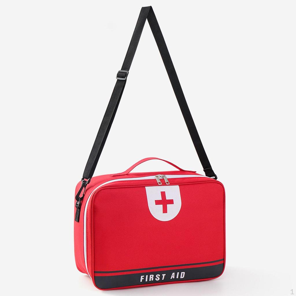 First Aid Bag Emergency Set Organizer Versatile Storage for Camping Office Hiking
