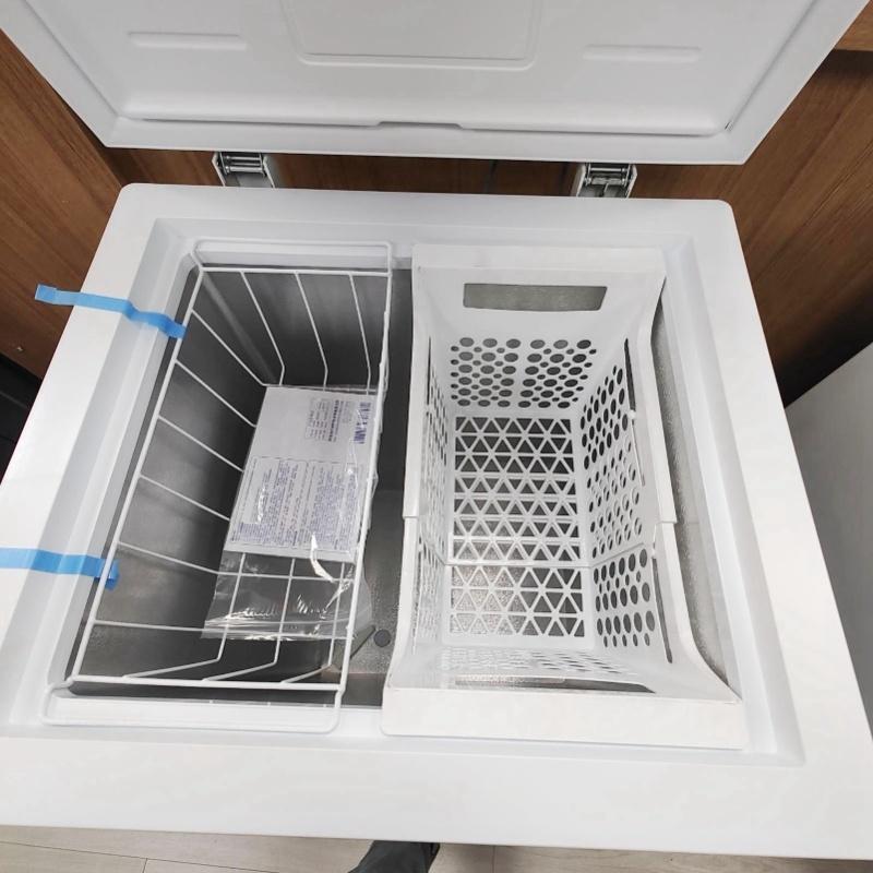 Versatile Deep Freezer Basket, Premium PP Chest Freezer Organizer Bin, Expandable And Heavy Load With Handle, For Kitchen Storag