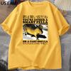 Retro Smart Fella Fart Smella Capybara TShirt Funny Cowboy Vintage Tshirt Japanese Style Silly Meme Tshirts Harajuku Clothes
