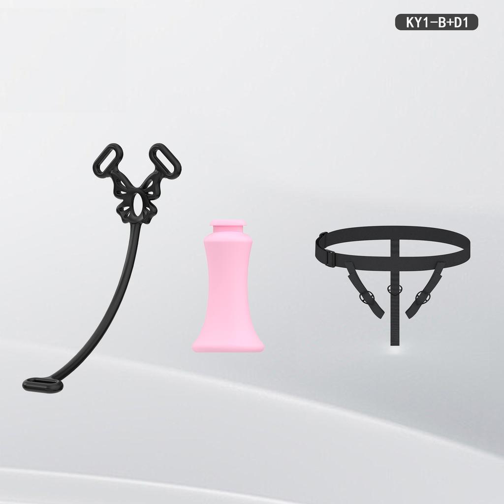 Butterfly Chastity Cage Anti-off Device Lock FUFU Clip Auxiliary Belt Chastity Lock Device Sissy Sex Toys Men Urethra Catheter
