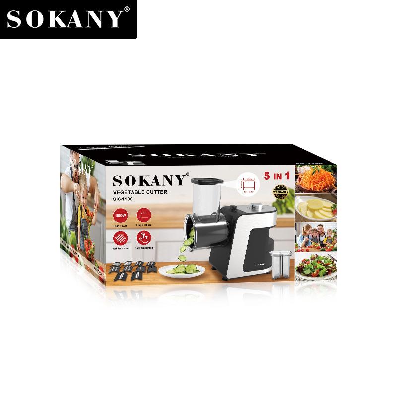 

SOKANY1180 Household Vegetable Cutter Slicer Shredder for Carrot Potato Cucumber - Kitchen Tool for Efficient Food Preparation